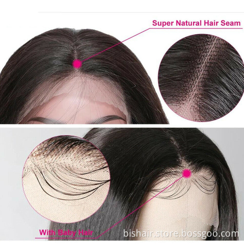 Cheap Price Short Bob Human Hair Wig,8inch-14inch Wholesale Brazilian Straight Hair Wig,4x4 Lace Front Closure Bob Wig For Women